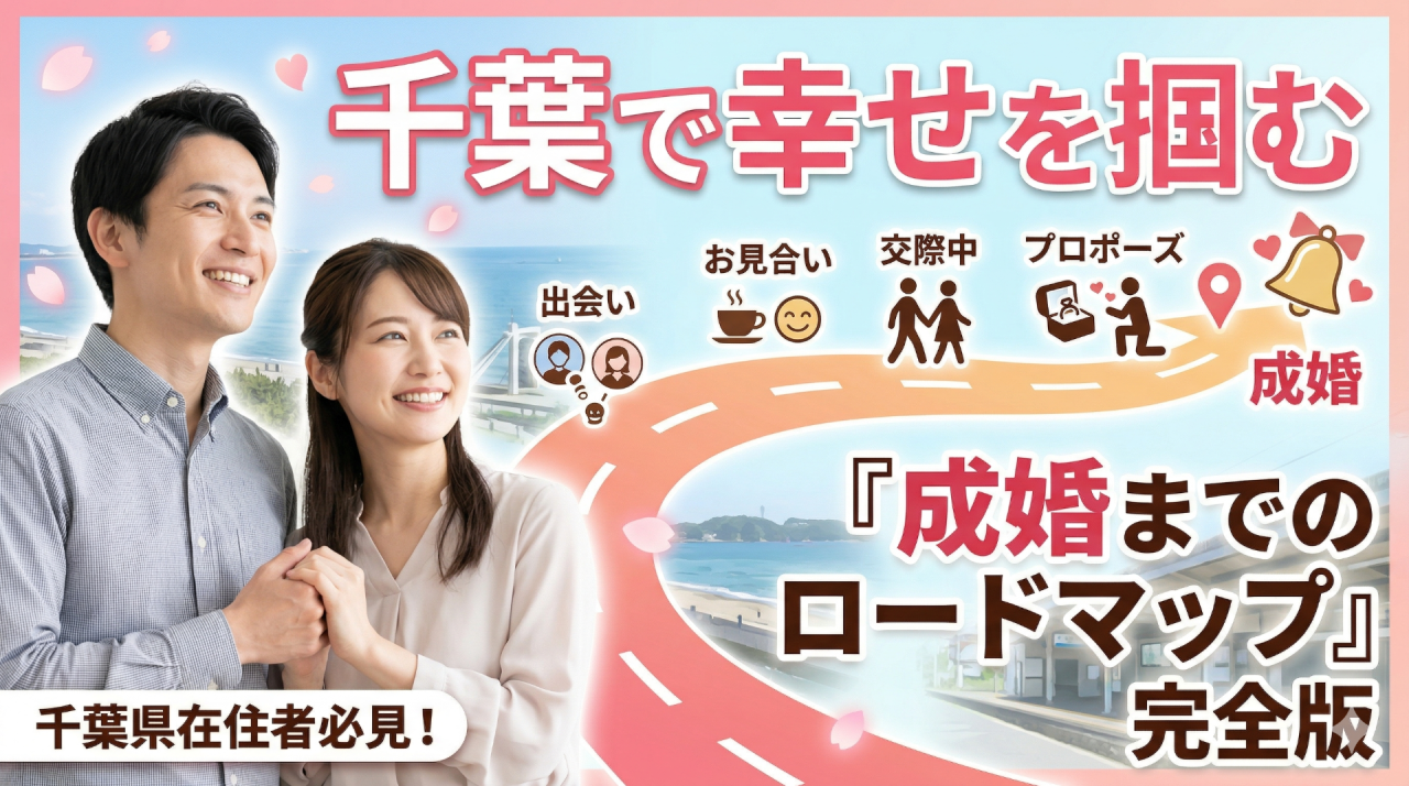 千葉で幸せを掴む「成婚までのロードマップ」完全版
