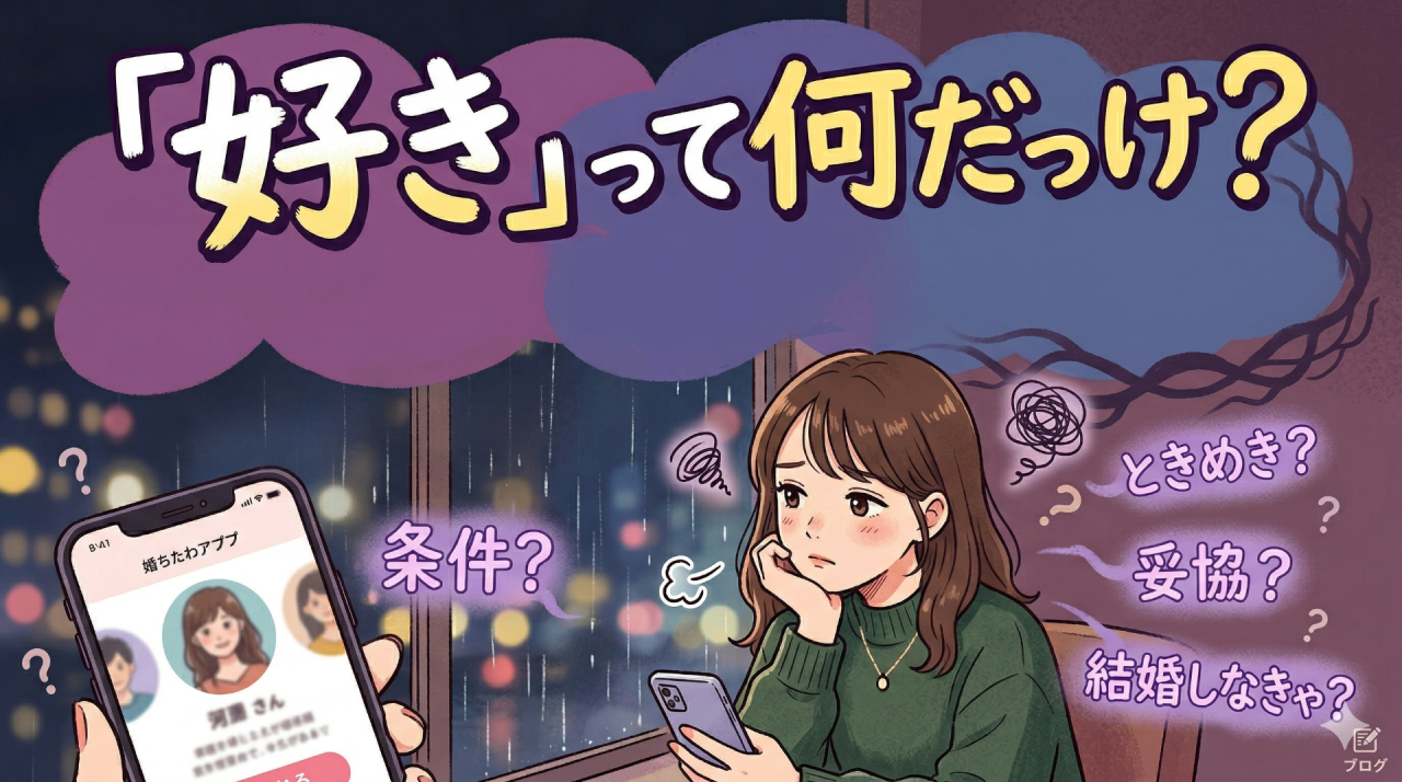 「好き」って何だっけ？婚活迷子がハマる“呪い”の正体