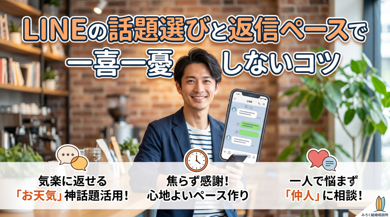 LINEの話題選びと返信ペースで一喜一憂しないコツ