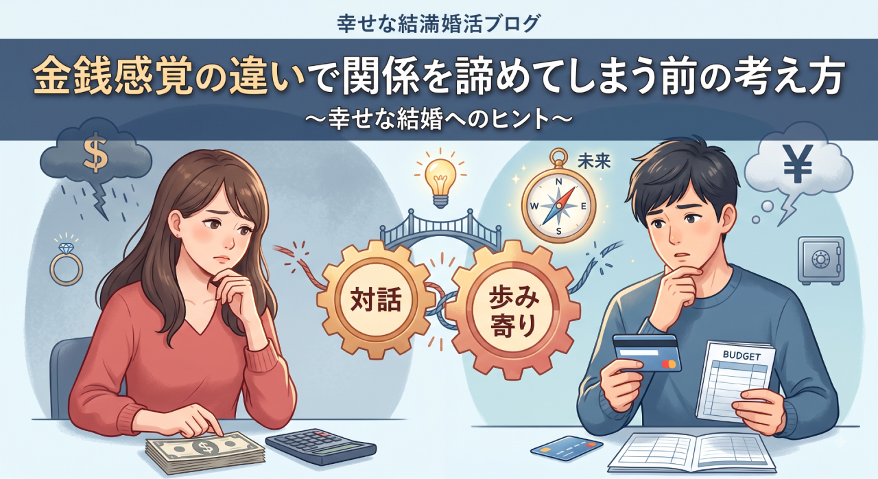 金銭感覚の違いで関係を諦めてしまう前の考え方