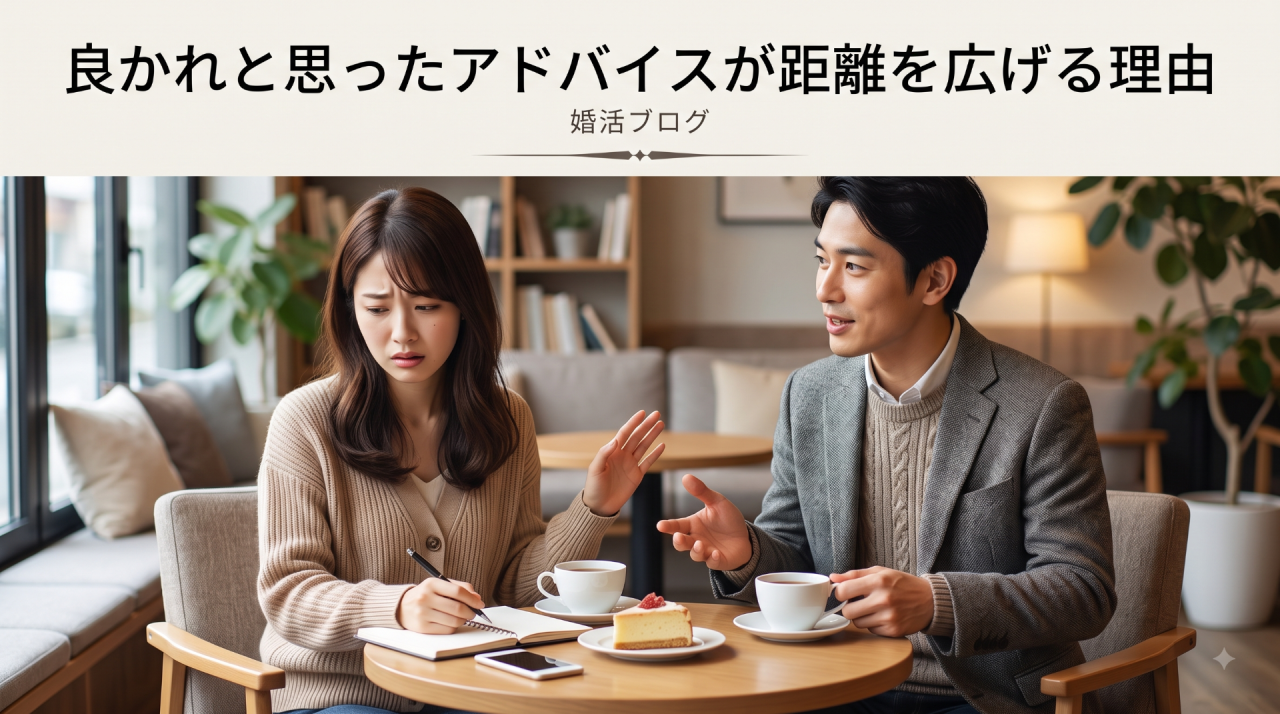 良かれと思ったアドバイスが距離を広げる理由