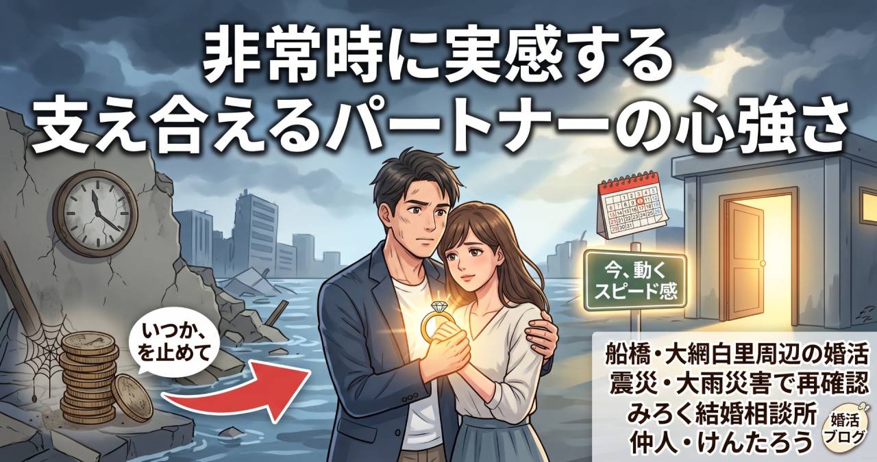 非常時に実感する支え合えるパートナーの心強さ