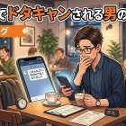 アプリでドタキャンされる男の共通点